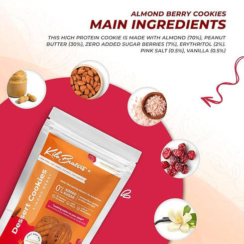 Keto Friendly Chocolate | Almond Dessert Diet Cookies Biscuits